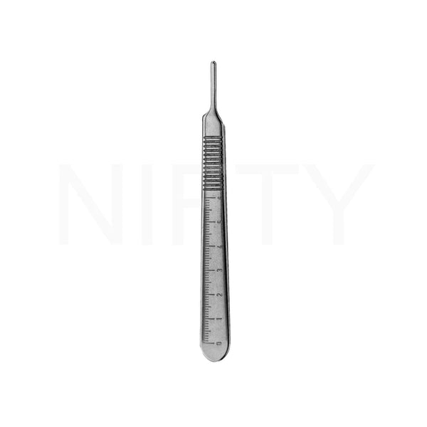 Surgical Blade Handle With Metric Measuring #3
