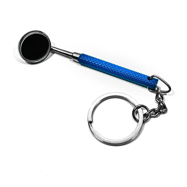 Key Ring Mouth Mirror Blue